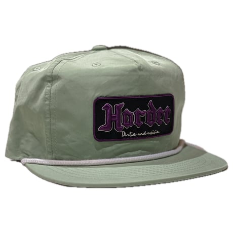 HARDEE 5PANEL CAP  SAGE GREEN/ORANGE/BLACK