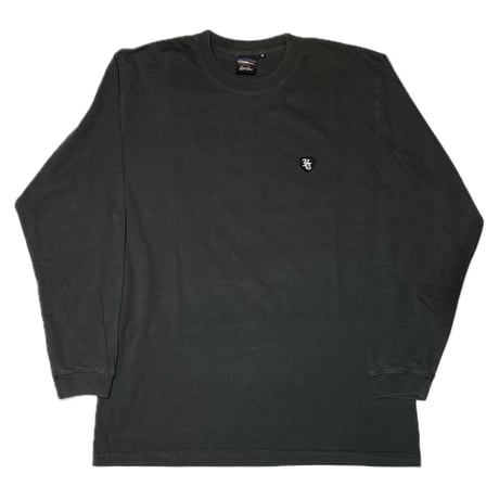 "GET A KEY"-LONG SLEEVE T-SHIRT FADE BLACK