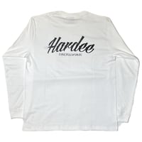 HARDEE "OG LOGO"-LONG SLEEVE T-SHIRT WHITE