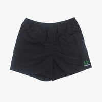 LAUREL NYLON EASY SHORTS（BLACK)