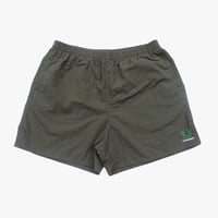 LAUREL NYLON EASY SHORTS（OLIVE )