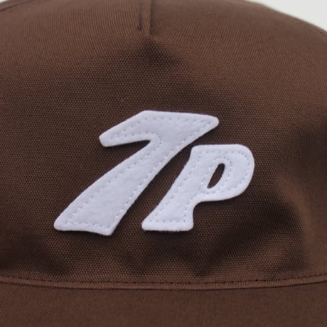 7P CAP (ブラウン)