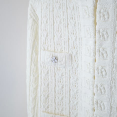 front button knit cardigan
