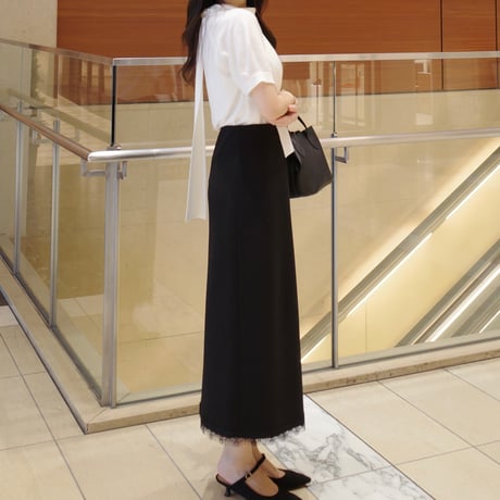 【10/8再入荷】bowtie raglan sleeve knit