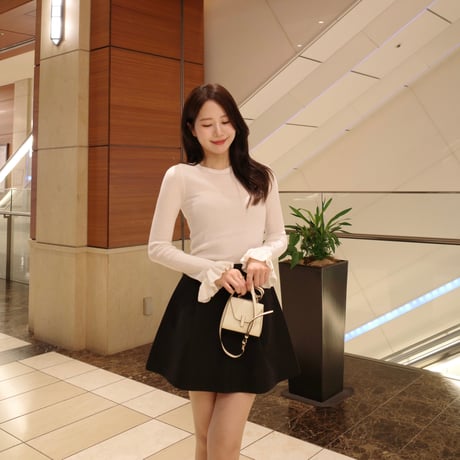 cocoon mini skort