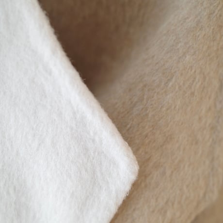 wool shawl collar short coat