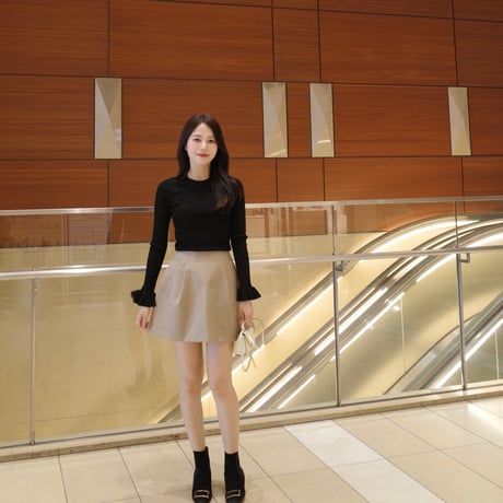cocoon mini skort