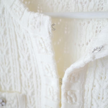 front button knit cardigan