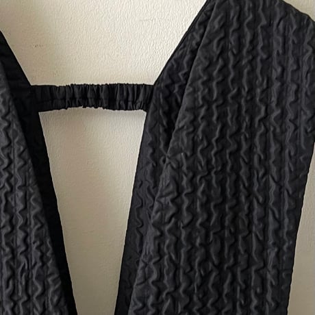 Ripple Nylon V neck Jumper Skirt