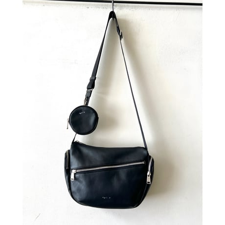 agne's b. VOYAGE レザーショルダーBag