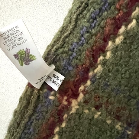 Branigan Weavers Plaid Pattern Pocket Muffler (made in Ireland)
