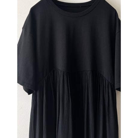Short Sleeve Docking Naxi Dress