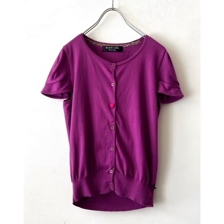 Paul Smith Black Label Heart Button Short Sleeve Cardigan