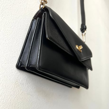 COACH "Aster" Turn lock 3way Shoulder Bag (レザー/チェーンショルダー付属)