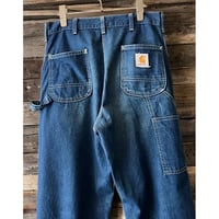 90's carhartt A&T Denim Painter Pants (size : 30×34 )
