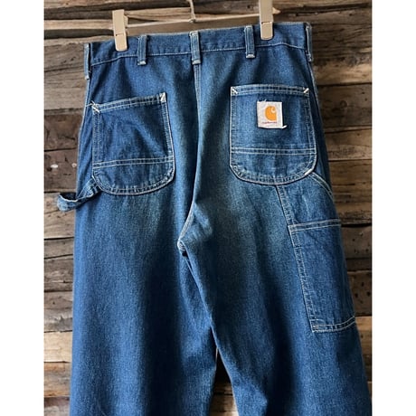 90's carhartt A&T Denim Painter Pants (size : 30×34 )