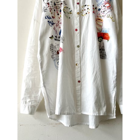 Desigual "Drawing & Embroidery" Design Shirt Blouse
