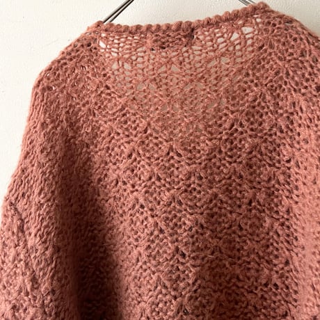 Vintage " Pon Pon " Knit Cardigan