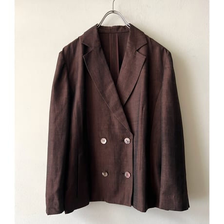 Vintage Linen Rayon DB JKT