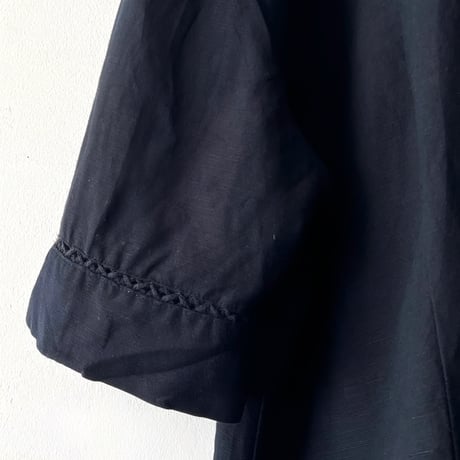 90's Euro Linen Rayon Half sleeve JKT
