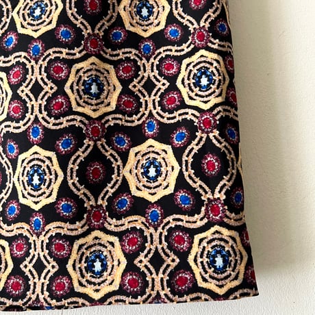 MARELLA Geometric Pattern Midi Tight Skirt (made in Italy)