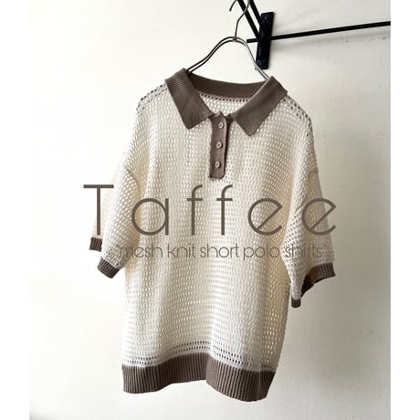 Mesh Knit Short Polo Shirts