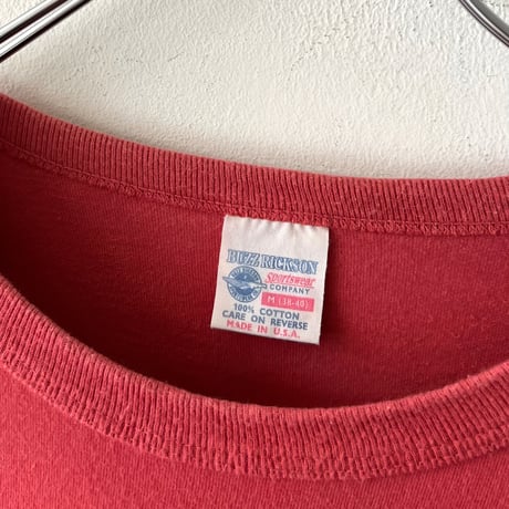 BUZZ RICKSON'S×PEANUTS SEMPER FIDELIS Long Sleeve Tee (made in usa)