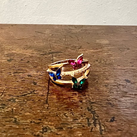 3-butterfly Design Ring