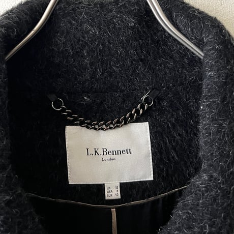 90-00's L.K.Bennett LONDON Wool Belted Coat