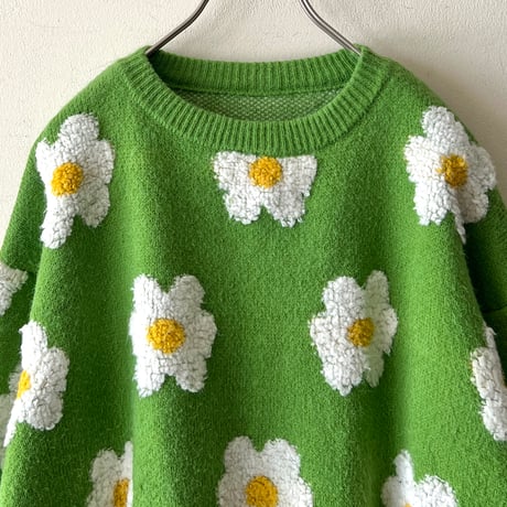 "OHANA"Design Knit Sweater