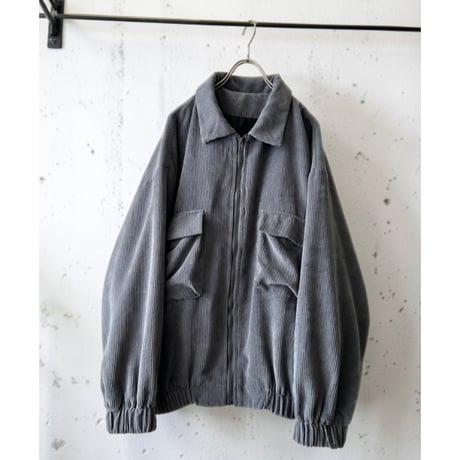 Double Pocket Corduroy ZIp-up JKT