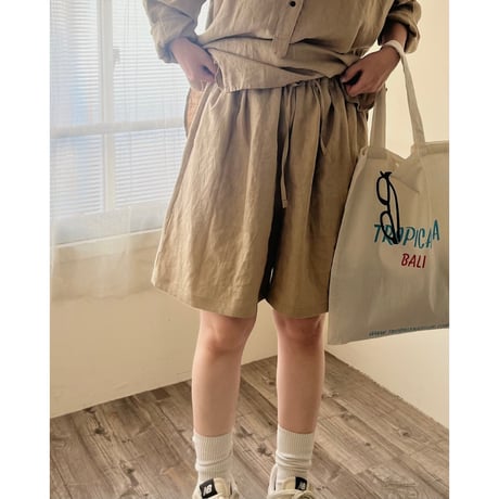 【即納品】バランスタックショーツ(ボトム / リネン)