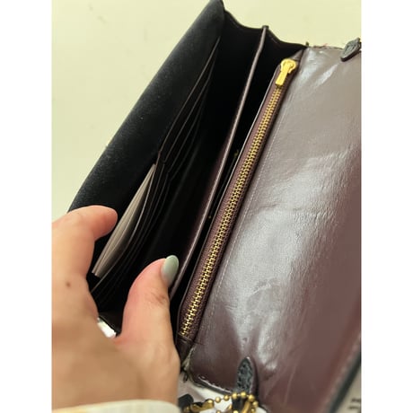 COACH "Aster" Turn lock 3way Shoulder Bag (レザー/チェーンショルダー付属)