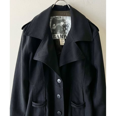 80-90's TRAMWAY paris Medium Dress Coat (made in France)