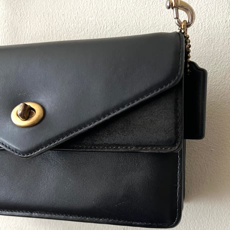 COACH "Aster" Turn lock 3way Shoulder Bag (レザー/チェーンショルダー付属)