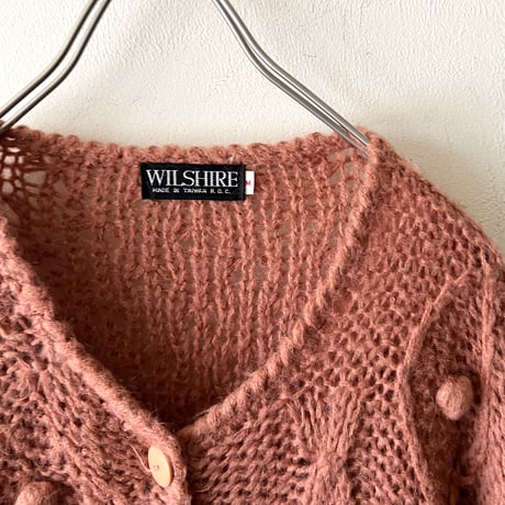 Vintage " Pon Pon " Knit Cardigan