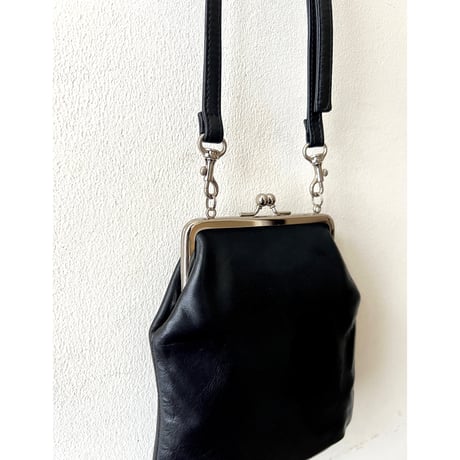 Yohji Yamamoto + NOIR Kiss-lock Shoulder Pouch