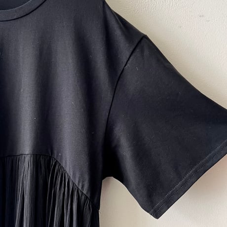 Short Sleeve Docking Naxi Dress
