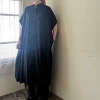 【即納品】シャツワンピース(ショートスリーブ)112丈 / リヨセルコットン