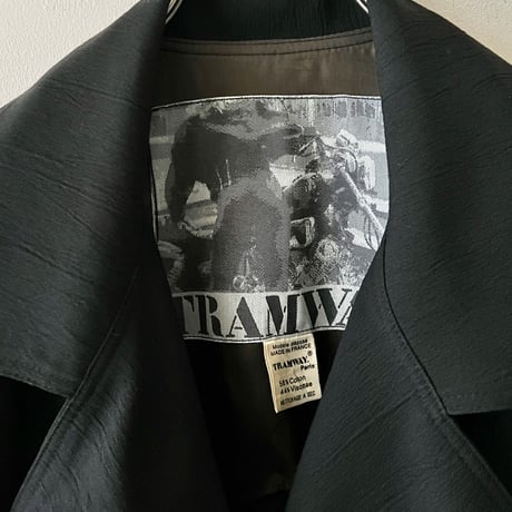 80-90's TRAMWAY paris Medium Dress Coat (made in France)