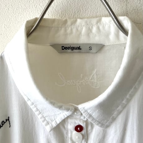 Desigual "Drawing & Embroidery" Design Shirt Blouse