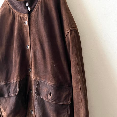 Euro Vintage Button Down Leather JKT (made in Germany)