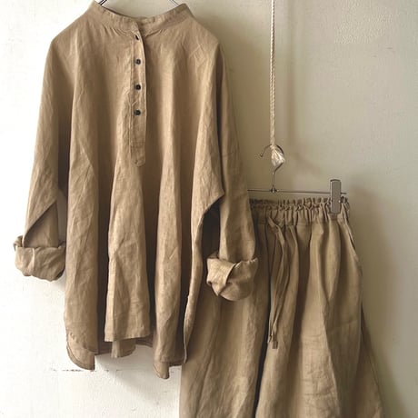 【即納品】プルオーバーシャツ(トップス / リネン)