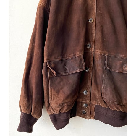 Euro Vintage Button Down Leather JKT (made in Germany)