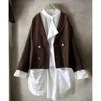 Vintage Linen Rayon DB JKT