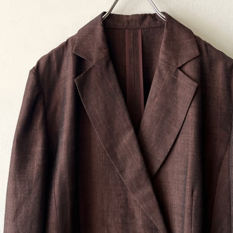 Vintage Linen Rayon DB JKT