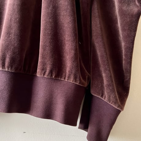 90-00's adidas originals Brown Color Velours Track JKT
