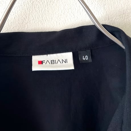 90's Euro Linen Rayon Half sleeve JKT