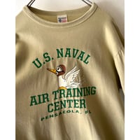 BUZZ RICKSON'S U.S.NAVAL AIR TRAINING CENTER Long Sleeve Tee (made in usa)