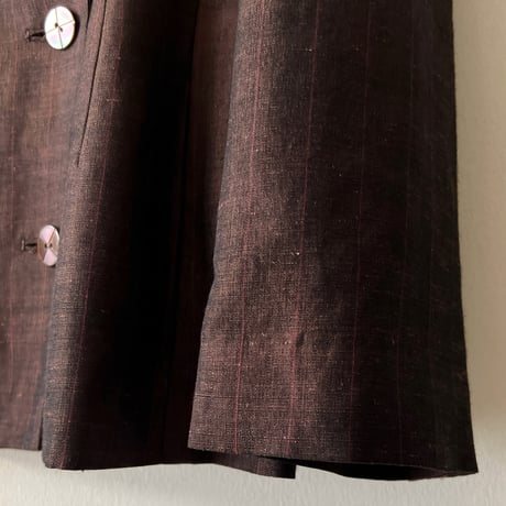 Vintage Linen Rayon DB JKT